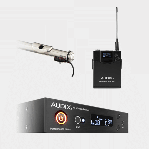 AP41 FLUTE Wireless Microphone System – R41 Diversity Receiver, B60 Bodypack With ADX10FLP Condenser Microphone And Mount