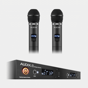 AP42 VX5 Wireless Microphone System – R42 Two Channel Diversity Receiver With Two H60/VX5 Handheld Transmitters