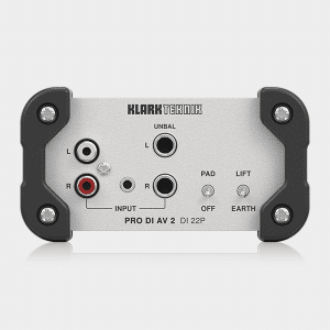 DI 22P Passive Stereo DI Box