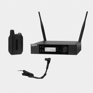 GLXD14R+/B98 Digital Wireless Rack System with BETA®98H Flexible Gooseneck Microphone