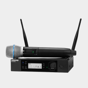 GLXD24R+/B87A Digital Wireless Rack System with BETA®87A Vocal Microphone