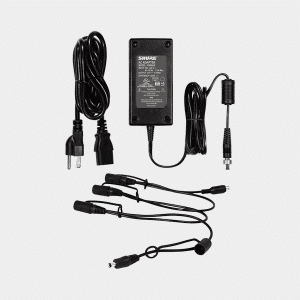 PS124 In-Line Power Supply for Rack-Mountable Shure Wireless Receivers and/or PSM Transmitters