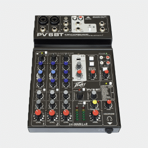 PV® 6 BT 6 Channel Compact Mixer With Bluetooth