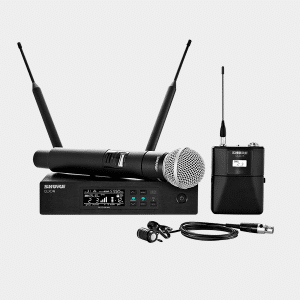 QLXD124/85 Handheld & Lavalier Combo Wireless Microphone System