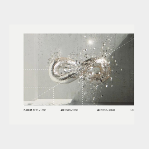 HR Series A SYMPHONY OF DEFINITION, PAINTED PIXEL BY PIXEL